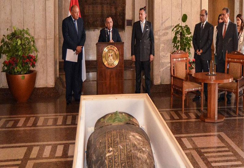 ABŞ oğurladığı sarkofaqı Misirə qaytarıb