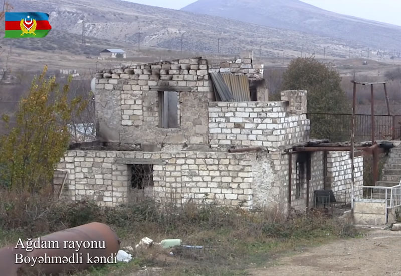 Ağdamın işğaldan azad olunan Boyəhmədli kəndinin görüntüləri