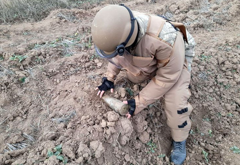 Azad edilmiş torpaqlarda nə qədər ərazinin minadan təmizləndiyini açıqlandı