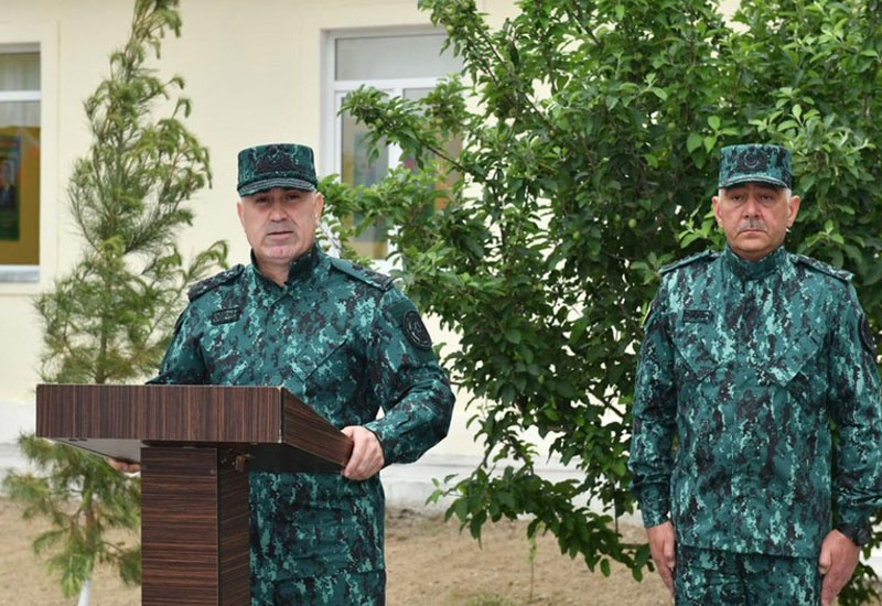 Azad olunan ərazilərdə yeni sərhəd zastavası xidməti istifadəyə verilib