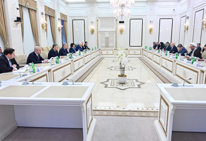 Azərbaycan və İran parlamentlərinin sədrləri görüşüb