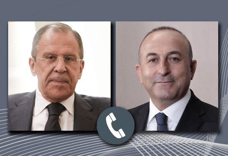 Çavuşoğlu və Lavrov Suriyanı müzakirə ediblər