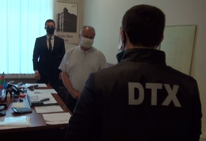 DTX XİN-in İşlər idarəsinin müdiri və daha bir neçə vəzifəlisi haqda VİDEO yaydı