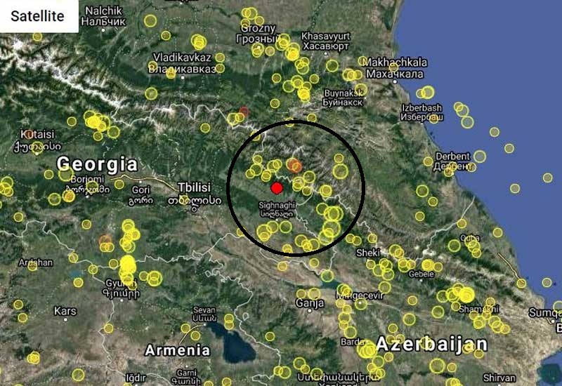 Gürcüstanda 4.1 ballıq zəlzələ