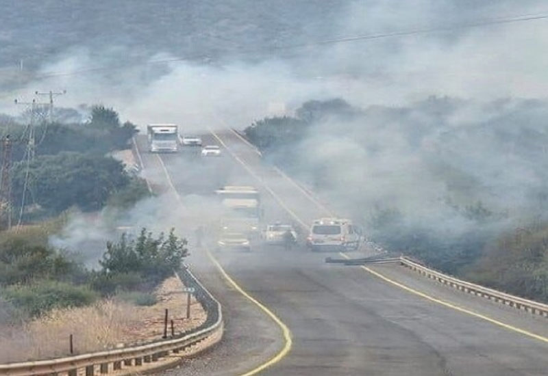 Hizbullah Fələstinin işğal altında olan şimal hissəsini yandırıb