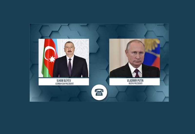  İlham Əliyevlə Vladimir Putin arasında telefon danışığı olub