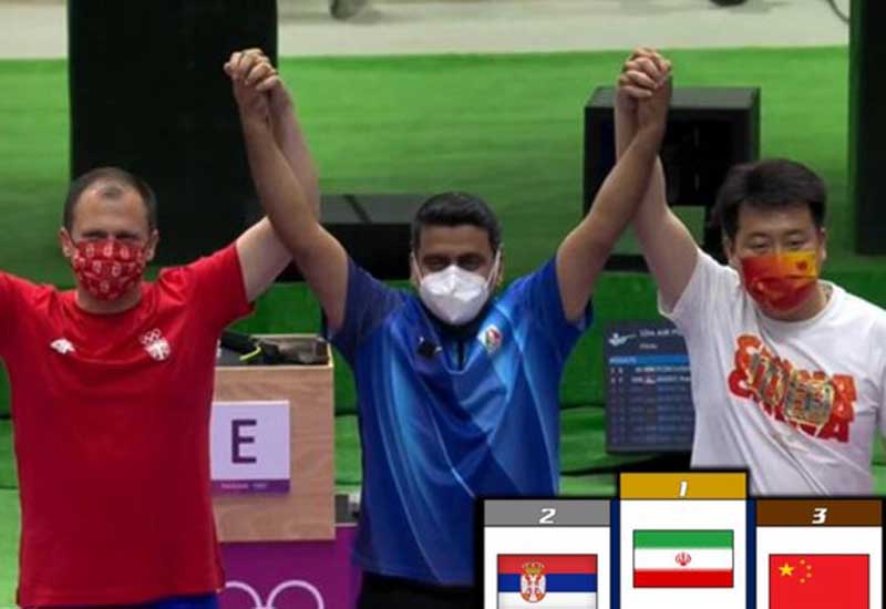 İran atıcısı Tokio Olimpiya Oyunlarında qızıl medal qazandı