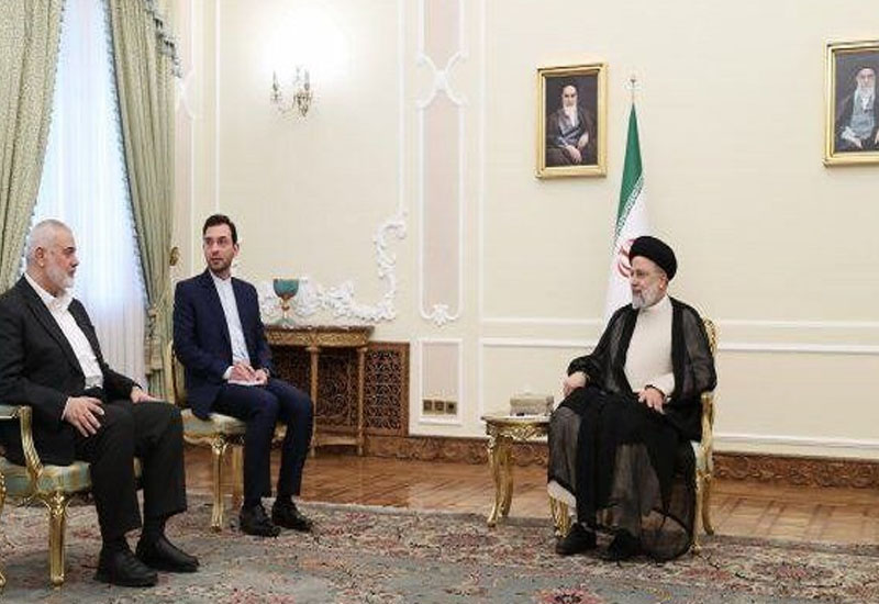 İran prezidenti İsmayıl Haniyəni qəbul edib