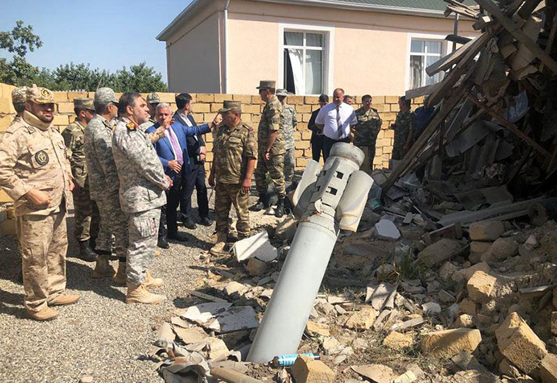 İranın Azərbaycandakı hərbi nümayəndə heyəti Qarabağa səfər edib