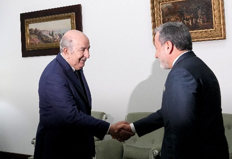 İranın XİN başçısı Əlcəzair Prezidenti ilə görüşüb