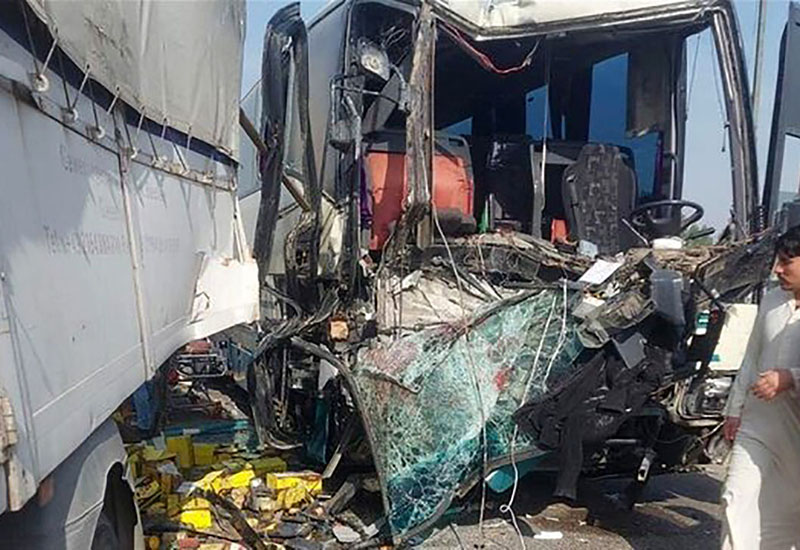 İraqda iranlı ziyarətçiləri daşıyan avtobus qəzaya uğrayıb: 19 yaralı