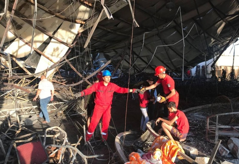 İraqda toyda baş verən yanğın zamanı ölənlərin sayı 119 nəfərə çatıb