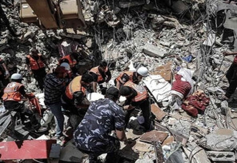 İsrail bu dəfə məktəbi bombaladı: Çox sayda ölən və yaralanan var
