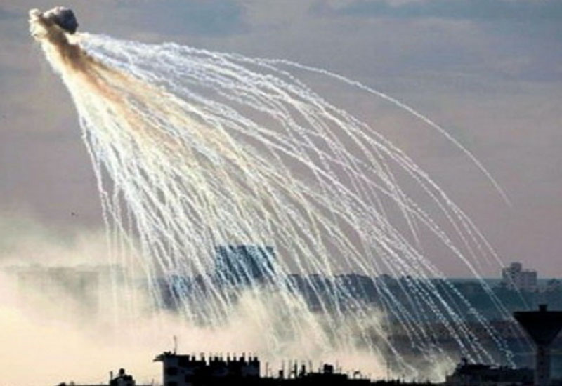İsrail ordusu Livanın sərhəd şəhərlərini “fosfor bombası” ilə vurub