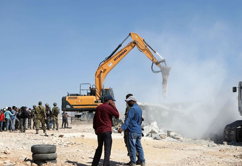 İsrail qüvvələri Qərb sahilində daha 3 fələstinlinin evini dağıdıb