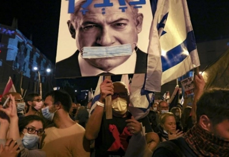 İsraildə Netanyahuya qarşı etirazlar davam edir: 