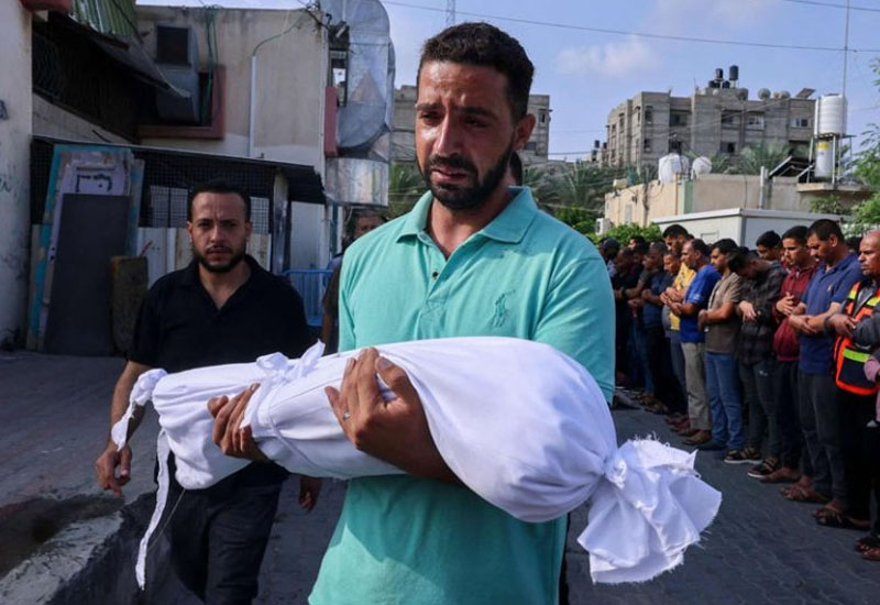 İsrailin hücumları nəticəsində Qəzzada 260 fələstinli uşaq həyatını itirib