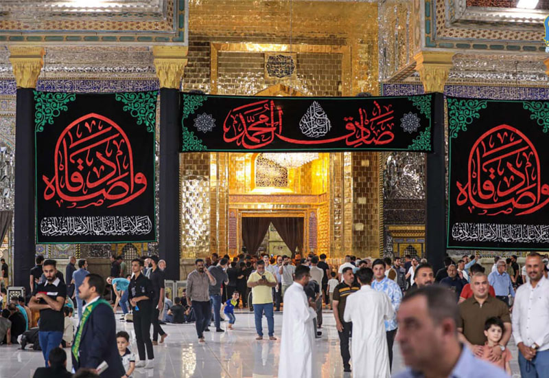 Kazimeyn ziyarətgahı matəmə büründü - FOTOLAR