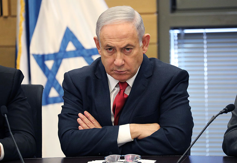 Netanyahu nümayişçilərin hücumuna məruz qalacağından qorxaraq çıxışını ləğv edib