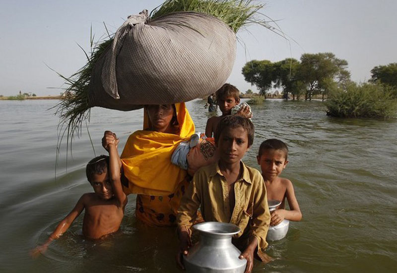 Pakistan ərazisinin üçdə birindən çoxu su altındadır