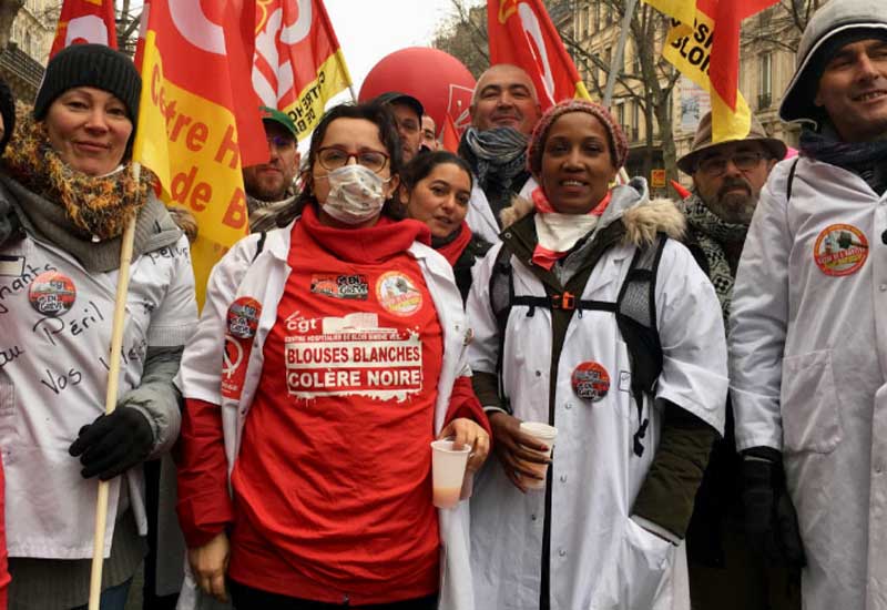 Parisdə Makronun islahatlarına etiraz edilir