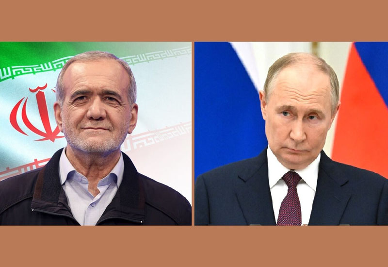Putin Pezeşkianı rəsmən BRİKS sammitinə dəvət edib