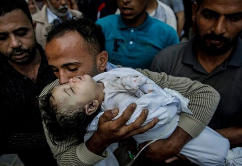 Qatil İsrail ordusu 271 gündür Qəzzada uşaqları öldürür