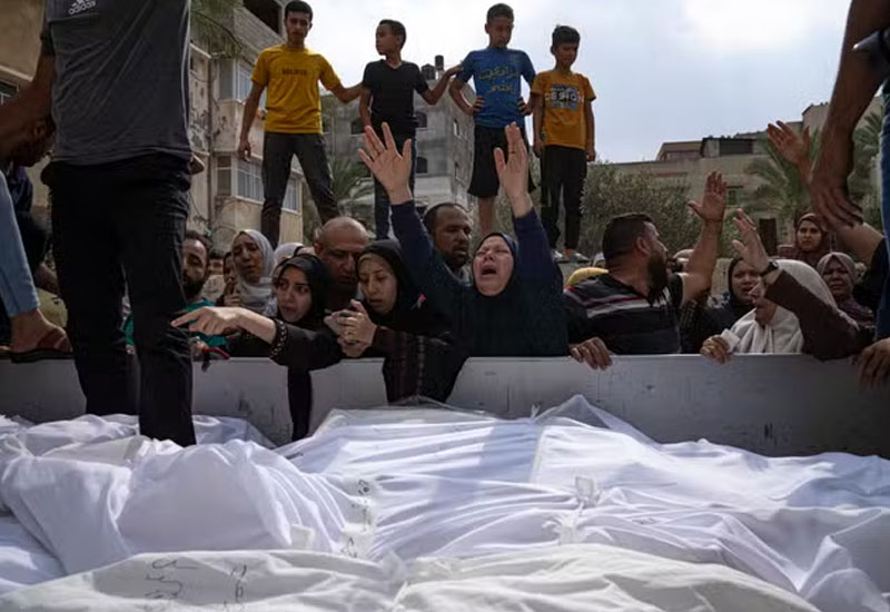 Qatil İsrail ordusu humanitar yardım almağa çalışan 31 fələstinlini öldürüb