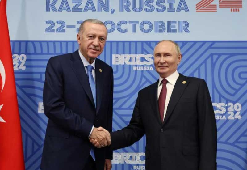 Ərdoğan və Putin Kazanda görüşdü