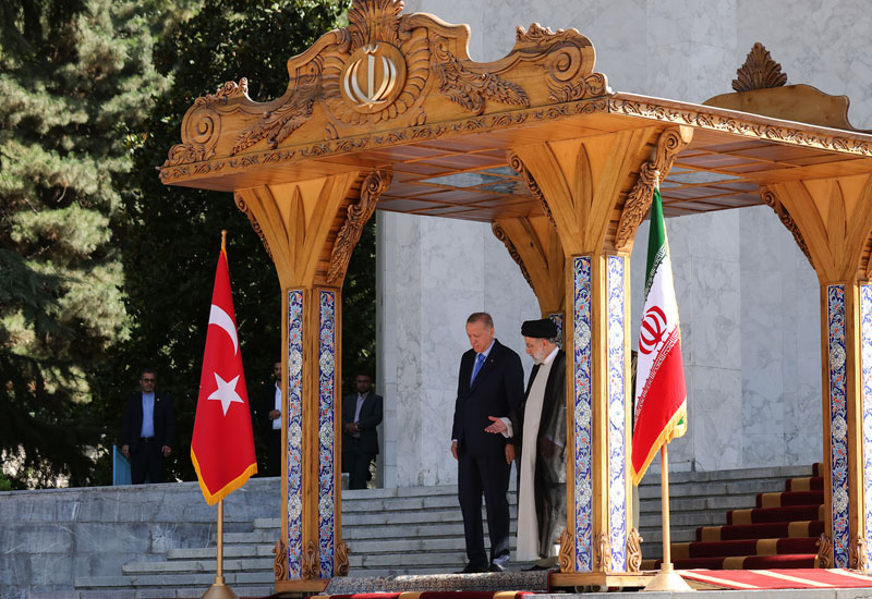 Ərdoğanın Tehranda rəsmi qarşılanması