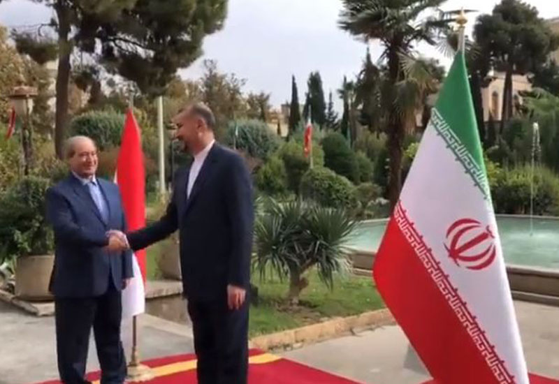 Suriya və İran xarici işlər nazirləri Tehranda görüşüblər