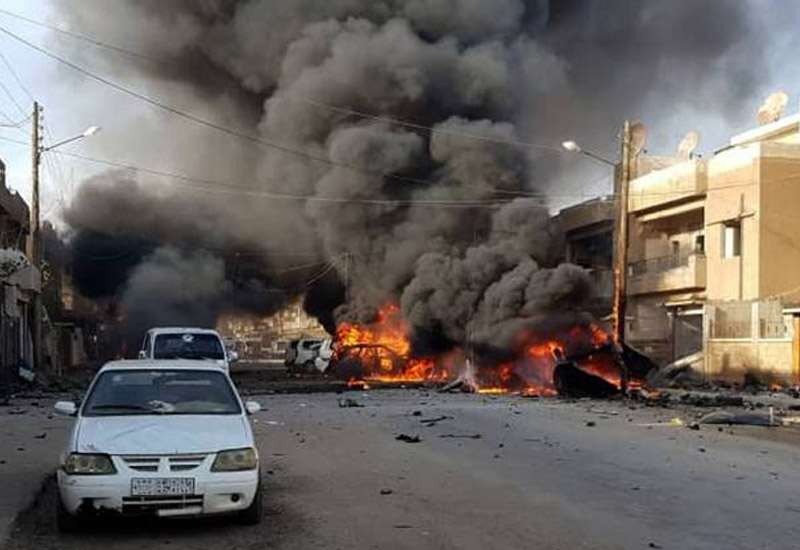 Suriyada terrorçuların anbarında partlayış: Dinc sakilər öldü