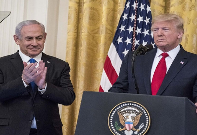 Tramp qatil Netanyahunu dəstəkləməyə davam edir